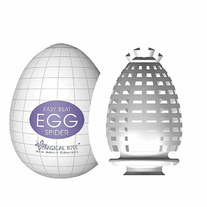 Masturbador Masculino Egg Spider Magical Kiss com textura interna para diferentes sensações. Compacto, prático e fácil de manusear, ideal para momentos individuais ou a dois. Compre na FeelHot.