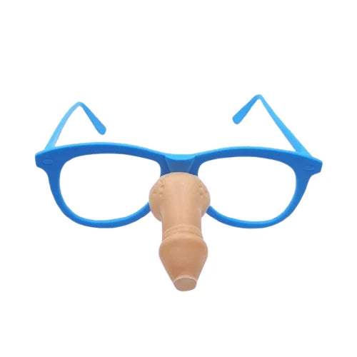 OCULOS EROTICO COM MINI PENIS BEGE CORES DIVERSAS