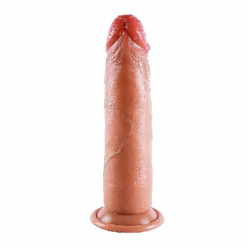 PROTESE SUPER REALISTICA COM DUPLA CAMADA VENTOSA BEGE 20 X 4,7 CM MAIG