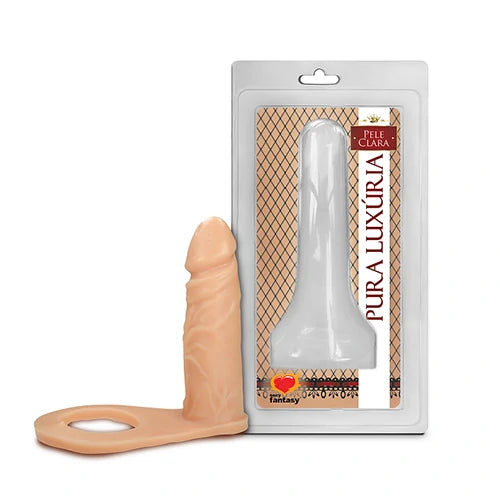 ANEL COM COMPANHEIRO PURA LUXURIA 10,4 X 2,8 CM SEXY FANTASY