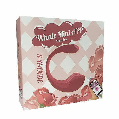 VIBRADOR DE CASAL WHALE MINI APP ROSA S-HANDE
