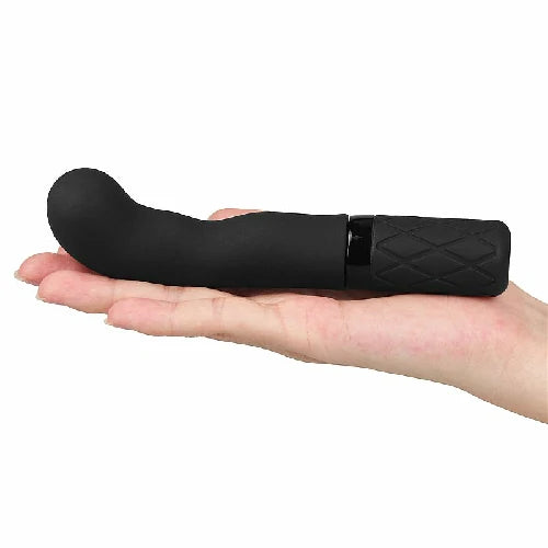 VIBRADOR PONTO G E CLITORIS EM SILICONE PRETO 15 X 2,5 CM G INTRU LOVETOY