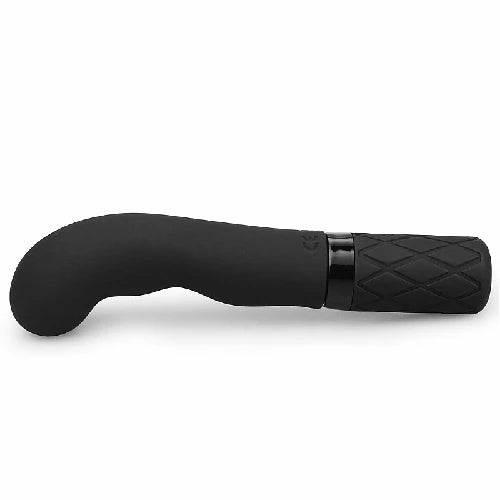 VIBRADOR PONTO G E CLITORIS EM SILICONE PRETO 15 X 2,5 CM G INTRU LOVETOY