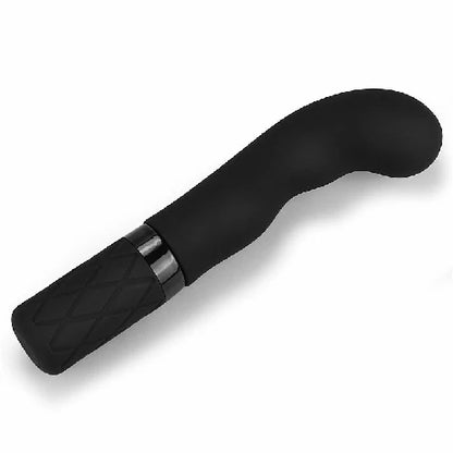 VIBRADOR PONTO G E CLITORIS EM SILICONE PRETO 15 X 2,5 CM G INTRU LOVETOY