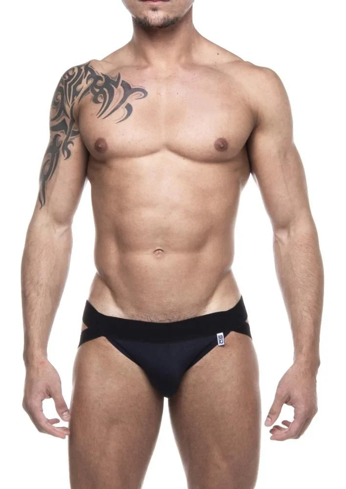 JOCK EM SUPLEX PRETO COM FAIXA DUPLA SD CLOTHING