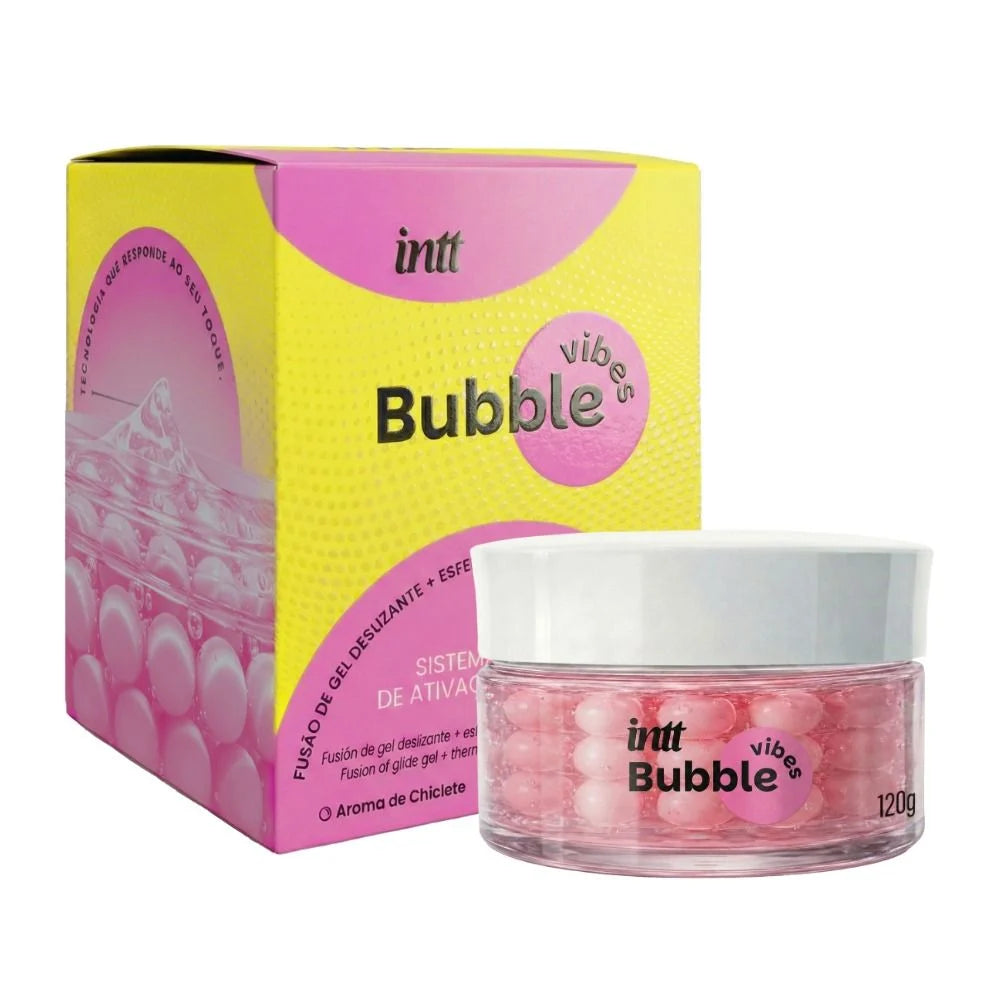 Bubble Vibes 3 em 1 Gel Desliza, Vibra e Aquece 120 g INTT | FeelHot