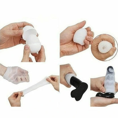 Masturbador Masculino Egg Magic Kiss com textura interna para diferentes sensações. Compacto, prático e ideal para momentos individuais ou a dois. Compre na FeelHot.