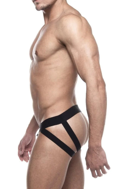 JOCK EM SUPLEX PRETO COM FAIXA DUPLA SD CLOTHING