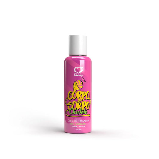 ÓLEO PARA MASSAGEM CORPO A CORPO HOT BEIJAVEL CHICLETE SEXY FANTASY