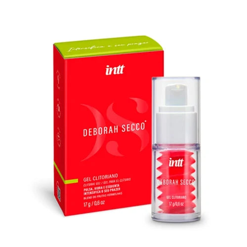 Gel Clitoriano Excitante Feminino INTT, com sensações de aquecimento, pulsação e vibração. Ideal para explorar novas sensações e intensificar a intimidade.