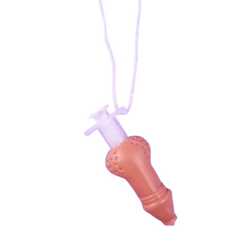 SERINGA EROTICA COM MINI PENIS BEGE