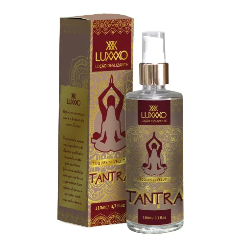 Óleo Siliconado Tantra para Massagem, com textura deslizante e suave. Uma opção versátil para massagens e momentos de intimidade, proporcionando mais conforto.