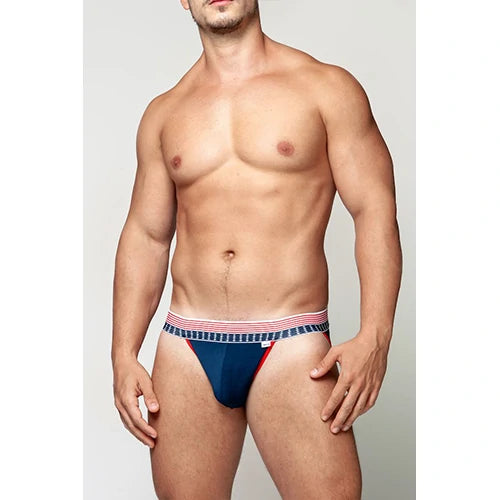 JOCK OPEN BACK SUPLEX AZUL ELASTICO AMERICA SD CLOTHING