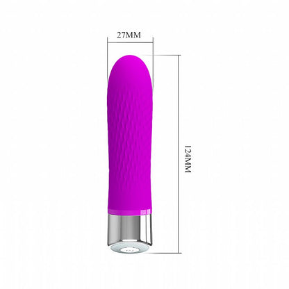 VIBRADOR PERSONAL SEBASTIAN ROXO PRETTYLOVE