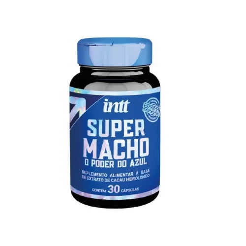Super Macho O Poder do Azul 30 Cápsulas INTT | FeelHot