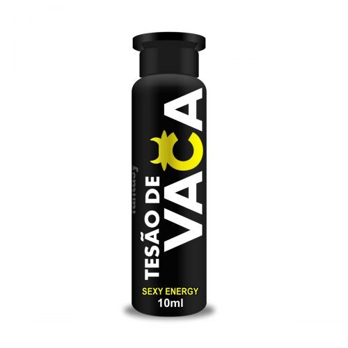 Tesão de Vaca Sexy Fantasy 10ml, excitante feminino com guaraná, taurina e cafeína. Uma opção para explorar novas sensações nos momentos íntimos.